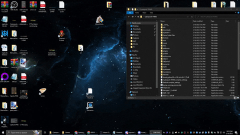 demonstration of game folder files thing