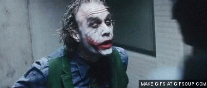 Image result for joker and batman gifs