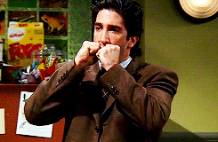  friends nervous ross embarrassed GIF