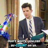 Image result for parks and rec accountant gif