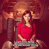 Image result for clara oswald nina gif