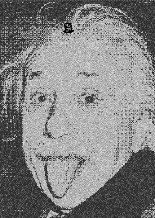 pixel mr portrait einstein