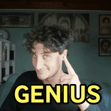 Lightbulb idea moment