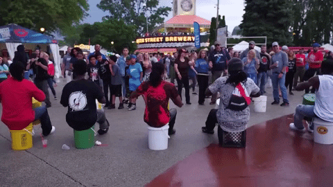 Concert Drumming GIF by Summerfest