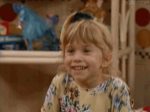 pizza excited full house michelle tanner