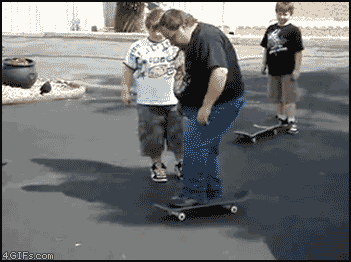 Skateboard Wasted in gaming gifs