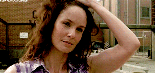 Image result for lori grimes gif