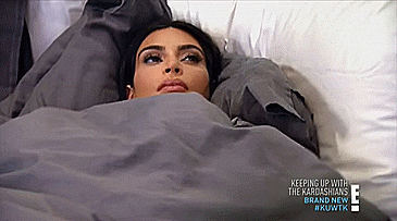 Image result for kim kardashian in bed gif