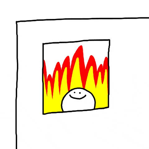 Fire This Is Fine GIF by BuzzFeed Animation - Find & Share on GIPHY
