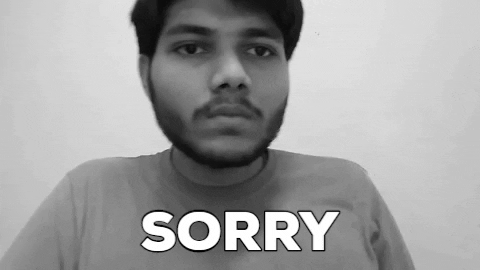 Im Sorry GIF by Raghav Bansal - Find & Share on GIPHY