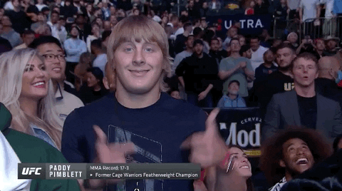 Sport Thumbs Up GIF by UFC