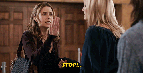 Stop Trying So Hard Jenna Fischer GIF - Find & Share on GIPHY