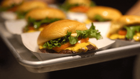 Burger GIF by Shake Shack - Find & Share on GIPHY