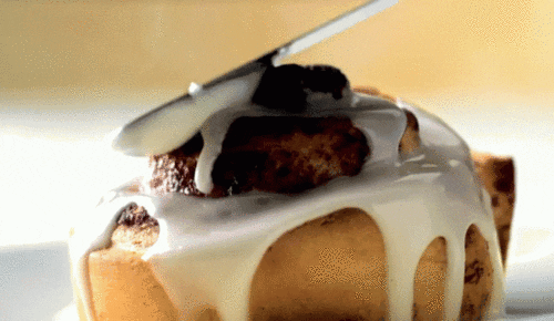 Cinnamon Roll Breakfast GIF - Find & Share on GIPHY