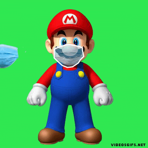 Put mask on mario in gifgame gifs