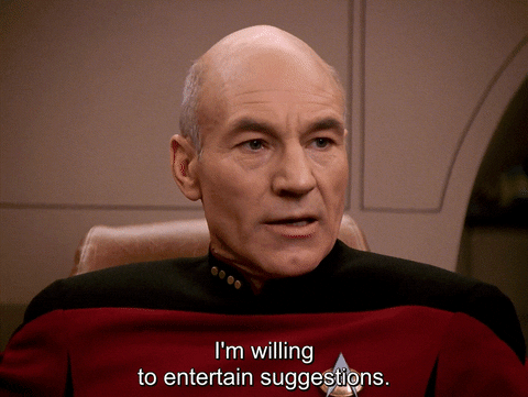 Giphy saying willing to take suggestions


Star Trek Ideas GIF By Goldmaster
https://media.giphy.com/media/OIe7CYbRc49qVruK0q/giphy.gif
