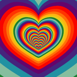 Image result for psychedelic hearts gif