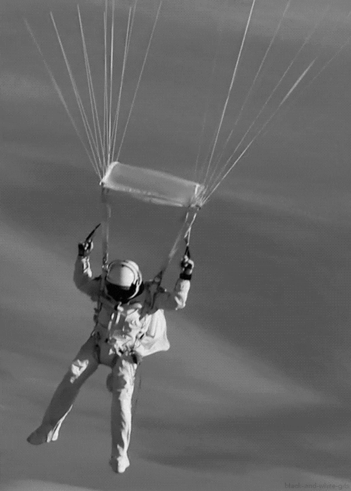 Black And White Astronaut GIF Find & Share on GIPHY