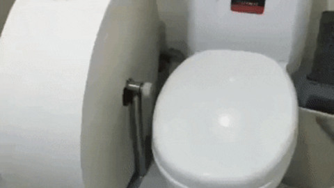 Never run out of toilet paper