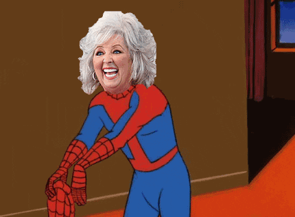 animation laugh paula deen the 90s the wrong one lmao GIF