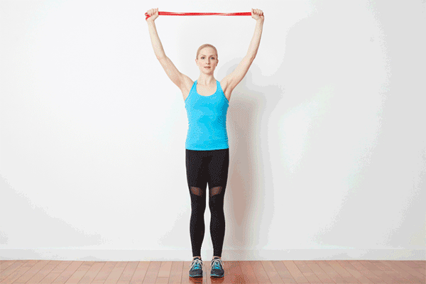 Jumping Jacks with Resistance Band Lat Pulls