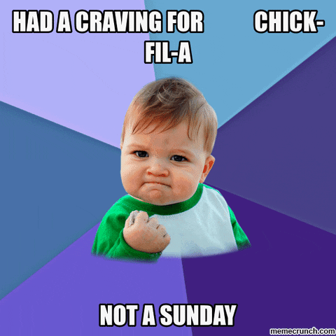 Image result for chick fil a gif