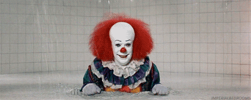 Tim Curry Clown GIF