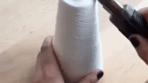 Cutting Twine Roll Is Satisfying gif