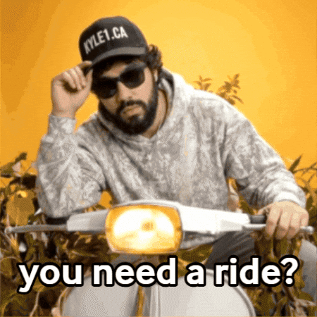 You Need a Ride GIF
