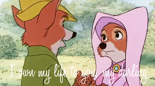 Image result for gif image of disney's robinhood