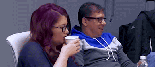 Amber Portwood drinking from a cup. Amber Portwood drinking from a cup.