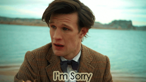 Sorry Matt Smith GIF - Find & Share on GIPHY