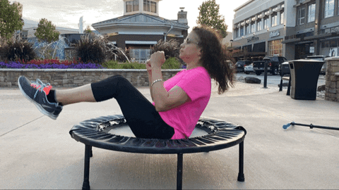 Rebounding exercise for belly fat