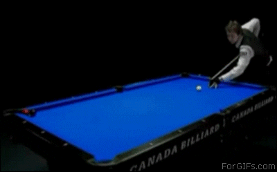 trick shot billiards game