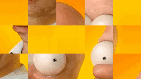 Homer Simpson face puzzle