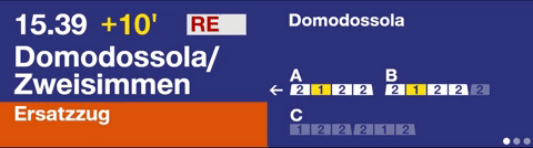 Neue Perronanzeige (Beispiel)