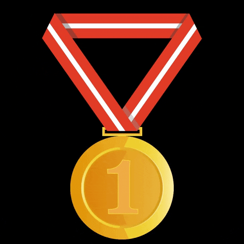 medal presentation gif
