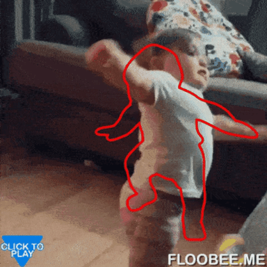 Baby funny dancing in gifgame gifs