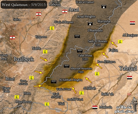 farms tank battle syria israel map
