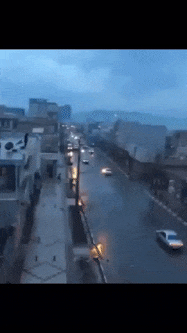 Moving car hit by lightning in wow gifs