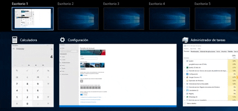 Escritorios virtuales de Windows 10: qué son y cómo se usan