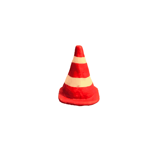 Traffic Safety Cone Sticker by Kagami Shinohara for iOS & Android GIPHY