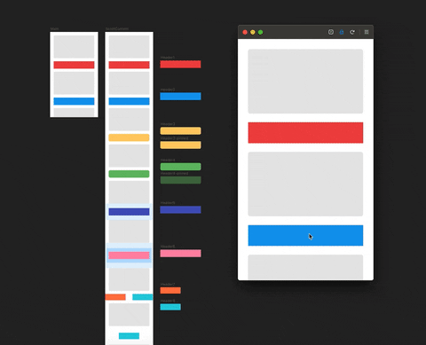 Sticky Animation showing a full example