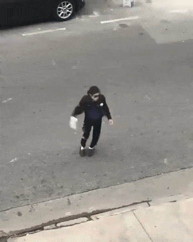 Dude got moves like MJ in funny gifs