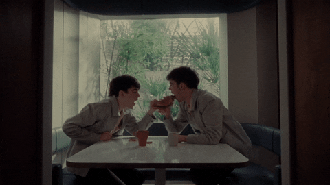 Alex Lawther Eating GIF by Declan McKenna - Find & Share on GIPHY