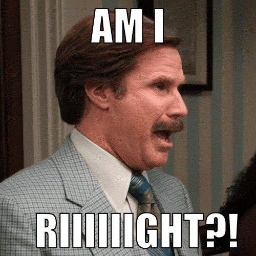 Say What Will Ferrell GIF by Anchorman Movie Find & Share on GIPHY