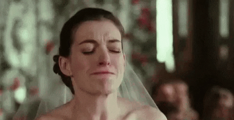 Bride screaming in frustration. Getting frustrated by spending all your savings on a wedding is one of the 7 money traps to avoid in your 20s