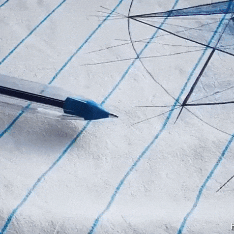 Zooming up on ball pen in wow gifs