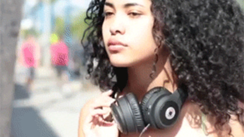 Cute Girl Curly Hair Gif Find Share On Giphy