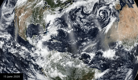 Instrumento VIIRS a bordo del satélite Suomi NPP de la NASA / NOAA